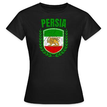 Perse - T-shirt Femme - noir - Devant - AI Model Female 172 dark (172cm)