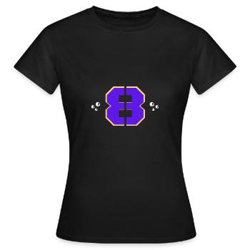 Number - Women's T-Shirt - black - Front - AI Model Female 172 dark (172cm)