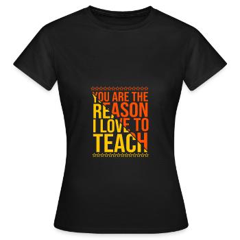 Enseignants de collège - T-shirt Femme - noir - Devant - AI Model Female 172 dark (172cm)