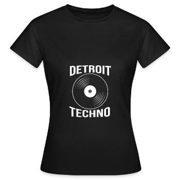 Rave Raver Techno music Techno bass Mixer - Women's T-Shirt - black - Front - AI Model Female 172 dark (172cm)