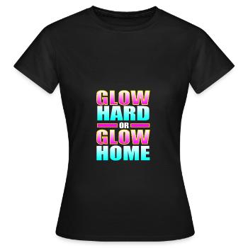 Rave Raver Techno music Techno bass Mixer - Women's T-Shirt - black - Front - AI Model Female 172 dark (172cm)