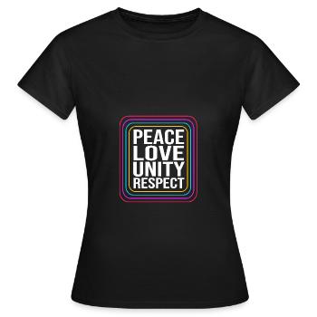 Rave Raver Techno music Techno bass Mixer - Women's T-Shirt - black - Front - AI Model Female 172 dark (172cm)