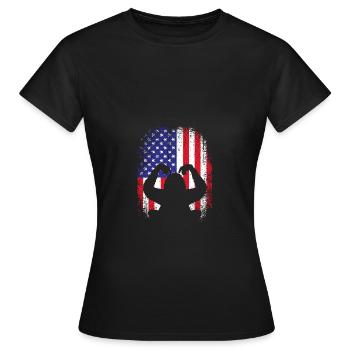 Orang-outan - T-shirt Femme - noir - Devant - AI Model Female 172 dark (172cm)
