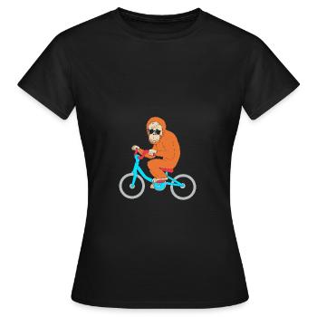 Orang-outan - T-shirt Femme - noir - Devant - AI Model Female 172 dark (172cm)