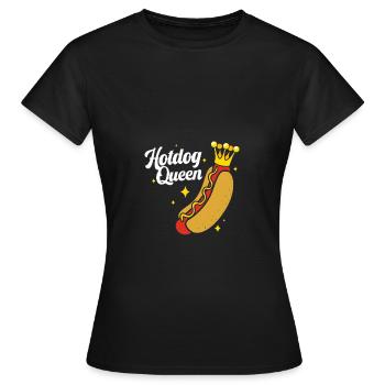 Hot Dog Snack - Women's T-Shirt - black - Front - AI Model Female 172 dark (172cm)