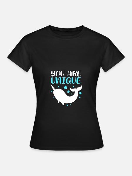 Narwal - Frauen T-Shirt - Schwarz