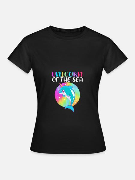 Narwal - Frauen T-Shirt - Schwarz