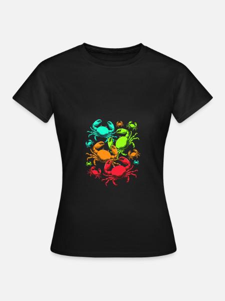 Krabbe - Frauen T-Shirt - Schwarz
