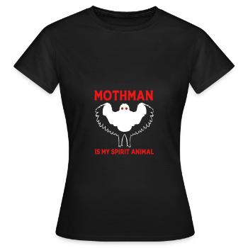 Papillon de nuit - T-shirt Femme - noir - Devant - AI Model Female 172 dark (172cm)