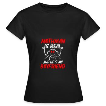 Papillon de nuit - T-shirt Femme - noir - Devant - AI Model Female 172 dark (172cm)