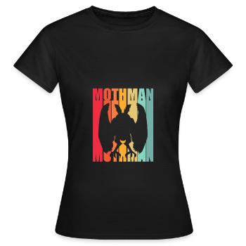 Papillon de nuit - T-shirt Femme - noir - Devant - AI Model Female 172 dark (172cm)