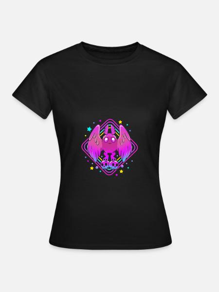 Mottenmann - Frauen T-Shirt - Schwarz