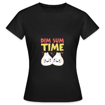 Dim sum - Women's T-Shirt - black - Front - AI Model Female 172 dark (172cm)
