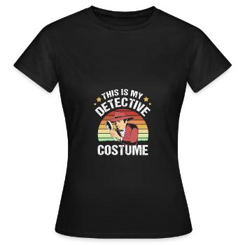 Detektiv - Frauen T-Shirt - Schwarz - Vorne - AI Model Female 172 dark (172cm)