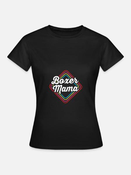 Boxer Hund - Frauen T-Shirt - Schwarz