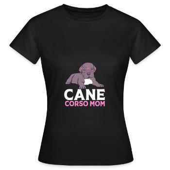Cane corso - T-shirt Femme - noir - Devant - AI Model Female 172 dark (172cm)