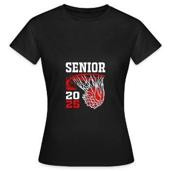 Classe de 2025 - T-shirt Femme - noir - Devant - AI Model Female 172 dark (172cm)
