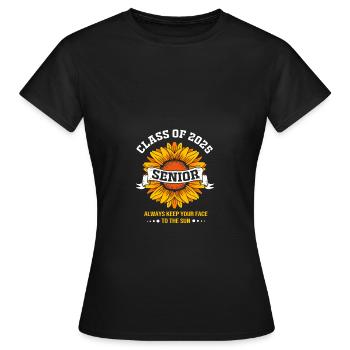Classe de 2025 - T-shirt Femme - noir - Devant - AI Model Female 172 dark (172cm)