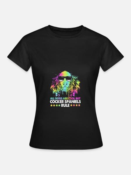 Cocker Spaniel - Frauen T-Shirt - Schwarz