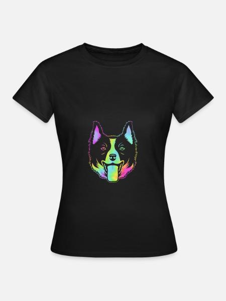 Border Collie - Frauen T-Shirt - Schwarz