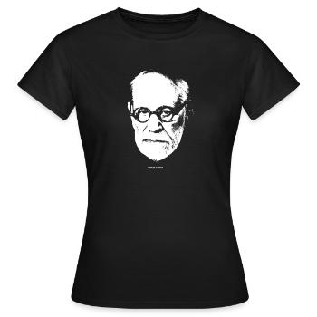 Votre maman, votre mère. Sigmund Freud - T-shirt Femme - noir - Devant - AI Model Female 172 dark (172cm)