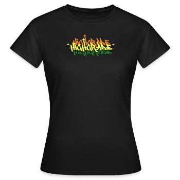 high grade - Women's T-Shirt - black - Front - AI Model Female 172 dark (172cm)