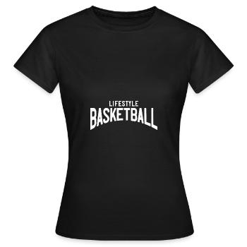 Lifestyle Basketball - Women's T-Shirt - black - Front - AI Model Female 172 dark (172cm)