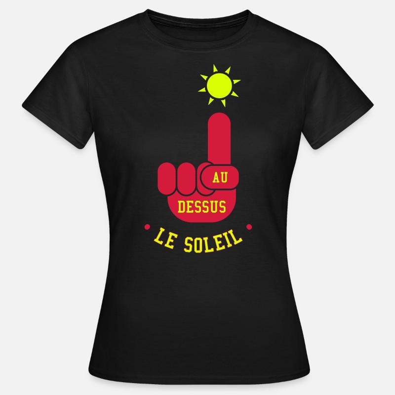 soleil - T-shirt Femme - noir