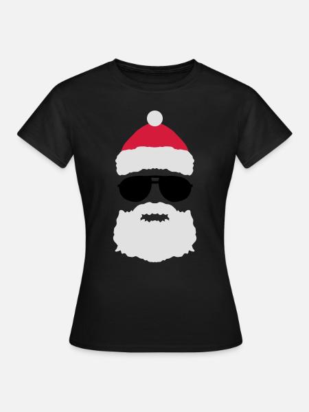 WEIHNACHTS COOL - Frauen T-Shirt - Schwarz