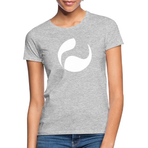 DEEPINSIDE logo ball white - Women's T-Shirt