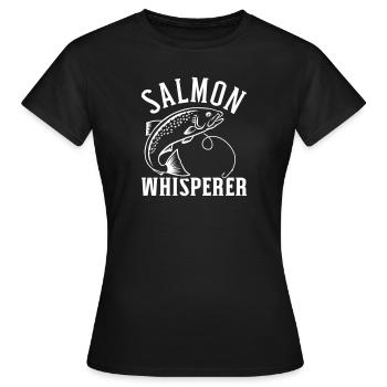 Salmon - Women's T-Shirt - black - Front - AI Model Female 172 dark (172cm)