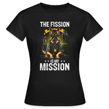 Nuklearingenieur für Kernkraftwerk und Kernenergie - Frauen T-Shirt - Schwarz - Vorne - AI Model Female 172 dark (172cm)