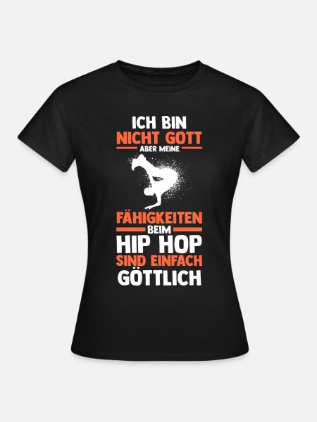 Hip Hop Tänzer - Frauen T-Shirt - Schwarz