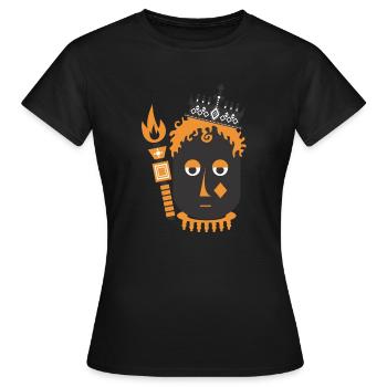 roi - T-shirt Femme - noir - Devant - AI Model Female 172 dark (172cm)