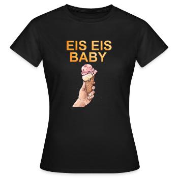 Cream Baby - Women's T-Shirt - black - Front - AI Model Female 172 dark (172cm)
