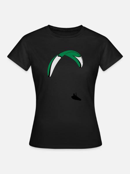 Paraglider XC - Vrouwen T-shirt - zwart