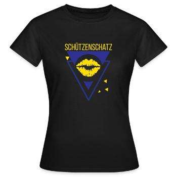 protéger trésor - T-shirt Femme - noir - Devant - AI Model Female 172 dark (172cm)