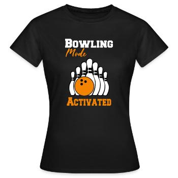 Bowling Bowling Bowling - T-shirt Femme - noir - Devant - AI Model Female 172 dark (172cm)