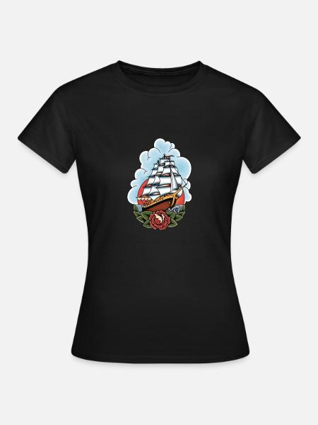 LAIVATATOO - T-shirt dam - svart