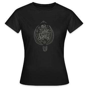 Mein lieber Scholli - Frauen T-Shirt - Schwarz - Vorne - AI Model Female 172 dark (172cm)