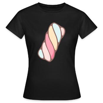 Colorful Marshmallow - Women's T-Shirt - black - Front - AI Model Female 172 dark (172cm)