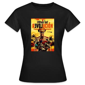Dictator - T-shirt Femme - noir - Devant - AI Model Female 172 dark (172cm)