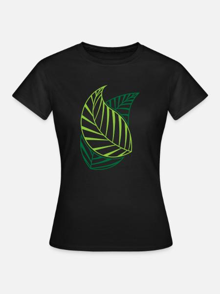 Green Streetwear - Frauen T-Shirt - Schwarz