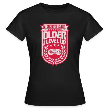 Vieillir - T-shirt Femme - noir - Devant - AI Model Female 172 dark (172cm)