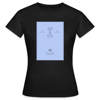 Du & Ich Mode für Jedermann. - Frauen T-Shirt - Schwarz - Vorne - AI Model Female 172 dark (172cm)