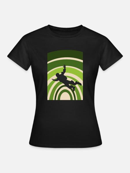 Parachuting Skydive Base Jumping - Frauen T-Shirt - Schwarz
