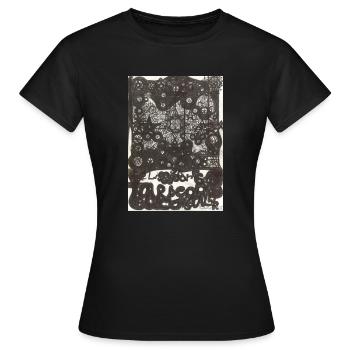 Yig Gate A5 - Women's T-Shirt - black - Front - AI Model Female 172 dark (172cm)