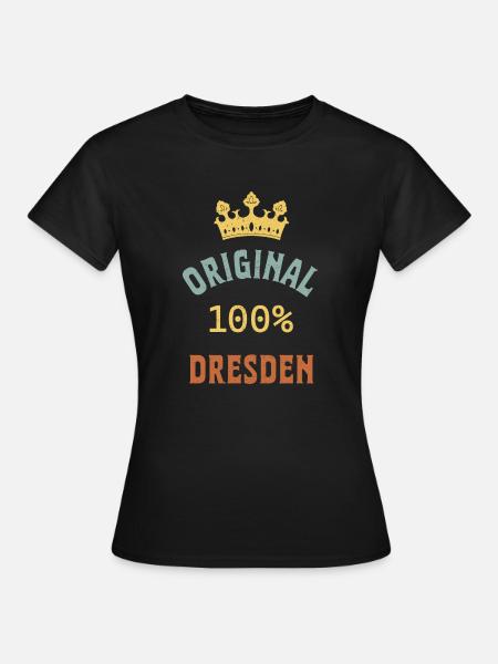 Dresden - Frauen T-Shirt - Schwarz