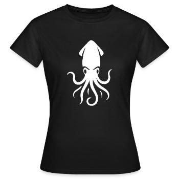 Calmar - T-shirt Femme - noir - Devant - AI Model Female 172 dark (172cm)