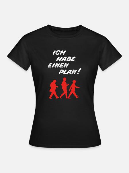 Kult - Ich habe einen Plan! - DDR TV - Frauen T-Shirt - Schwarz
